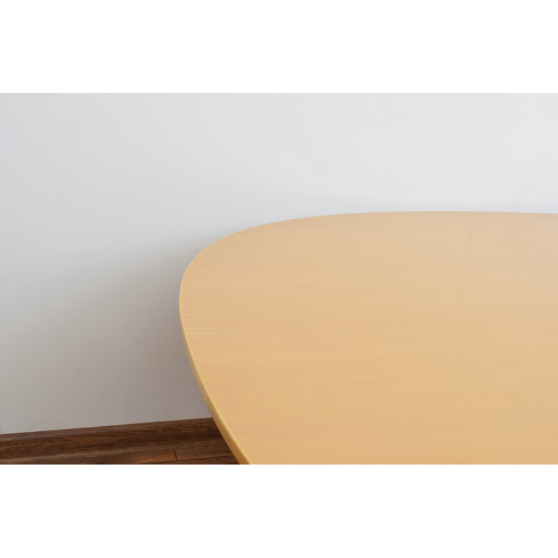 Mesa de centro vintage de madera de Bruno Mathsson para Fritz Hansen, 1985