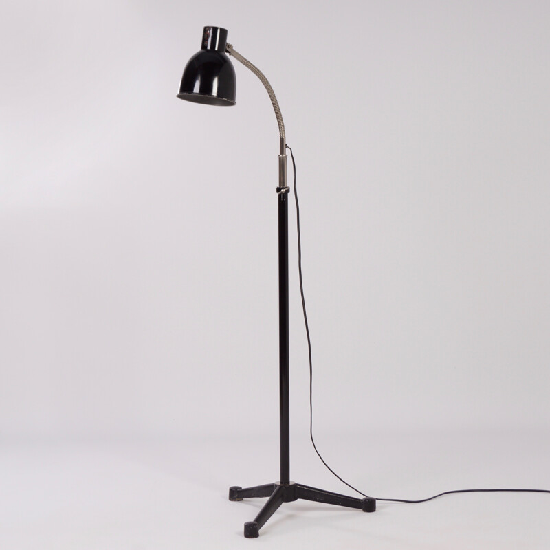 Hala industrial floor lamp, H. BUSQUET - 1950s