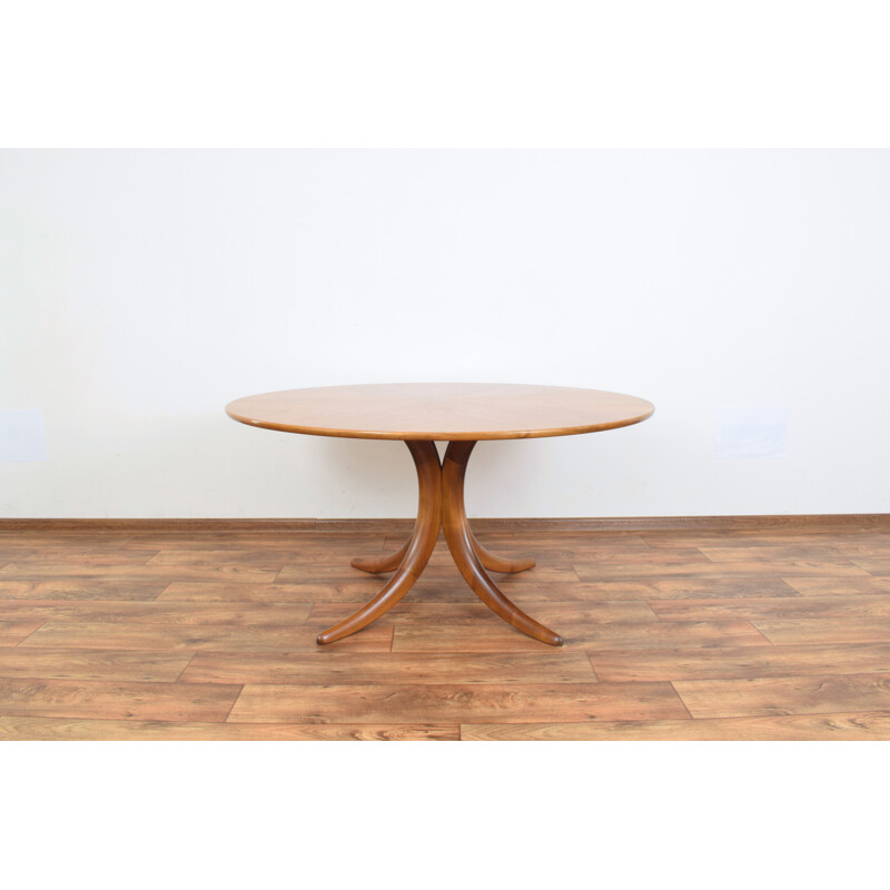 Mid-century walnut coffee table by Alma, Germany 1960s