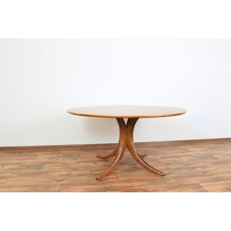 Mid-century walnut coffee table by Alma, Germany 1960s