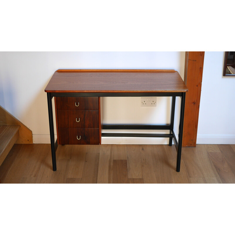 Small desk in mahogany and rosewood - 1950s