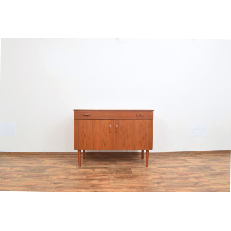 Mid-century Danish teak highboard, 1960s