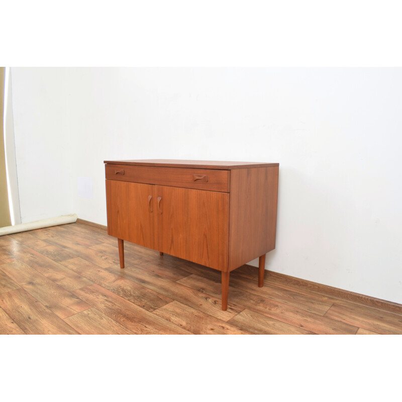 Mid-century Danish teak highboard, 1960s