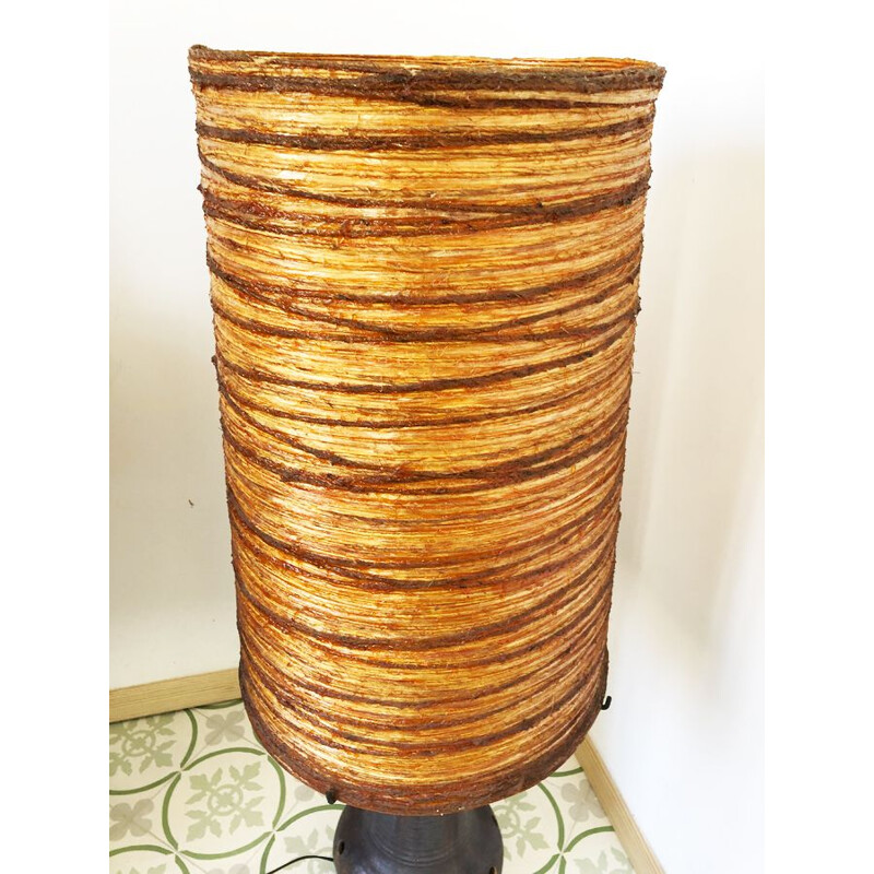 Vintage accolay Stehlampe aus Keramik, 1970