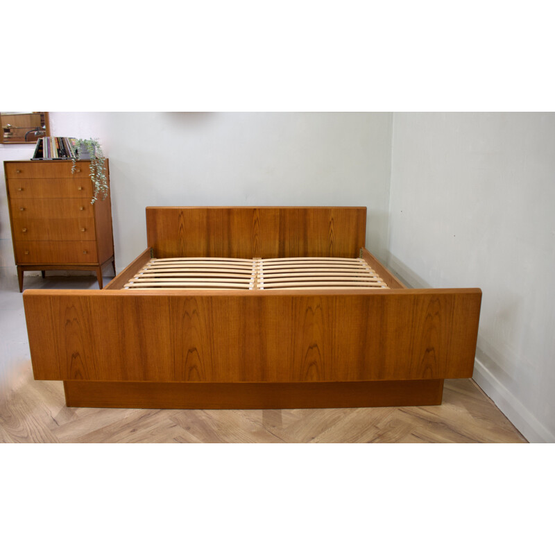 Mid-century Danish teak platform bed