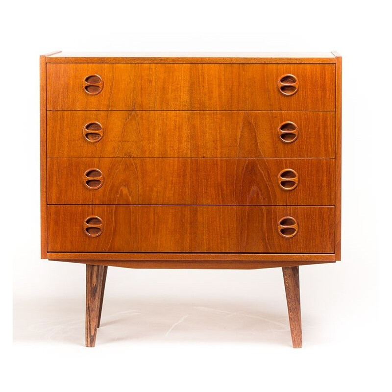 Vintage Danish teak chest of drawers - 1960s