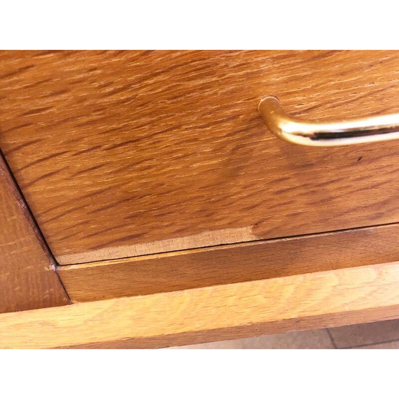 Vintage chest of drawers with compass legs, 1950-1960