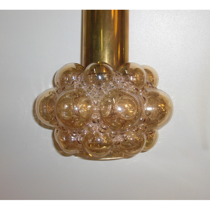 Mid century bubble pendant light in glass, Helena TYNELL - 1960s