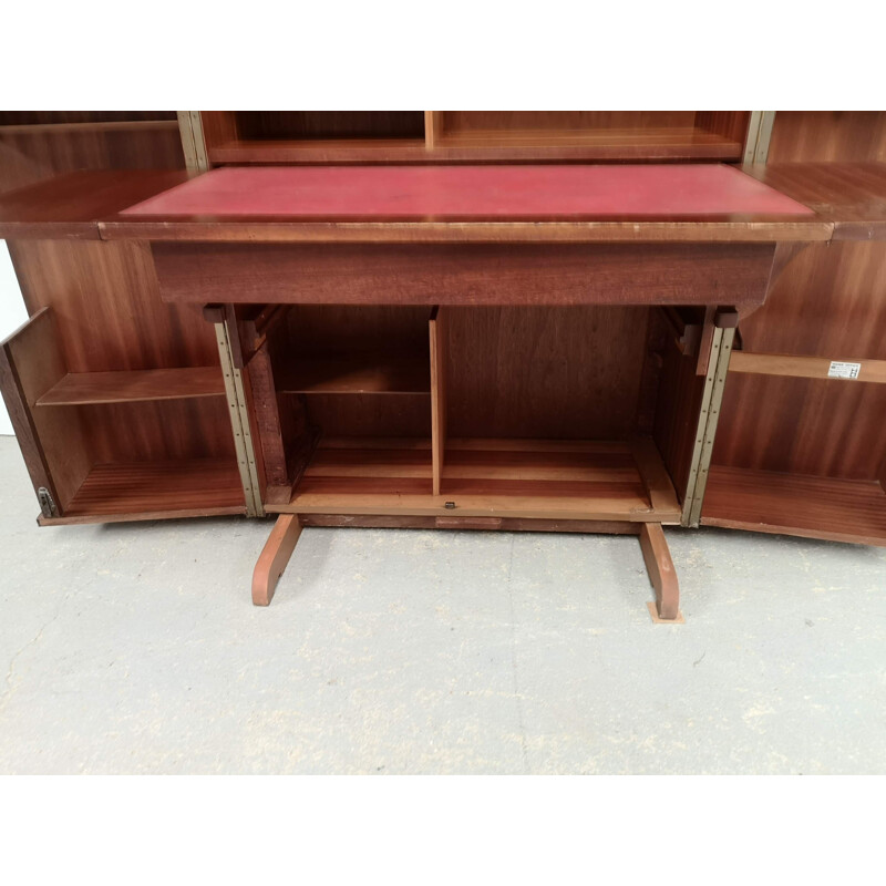 Vintage teak box desk, 1970