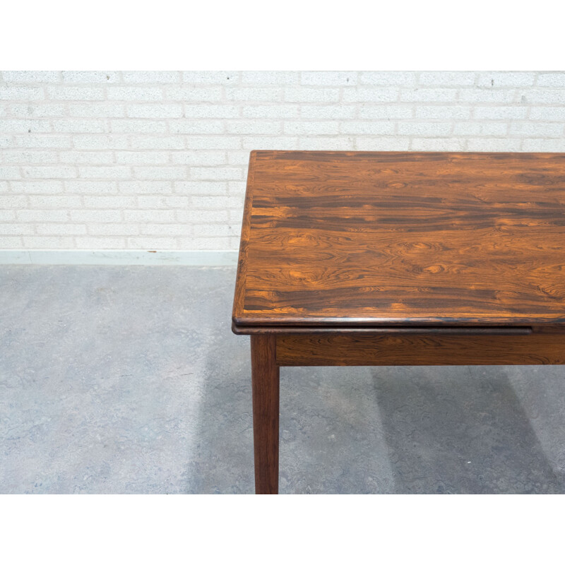 Extendable rosewood dining table - 1950s