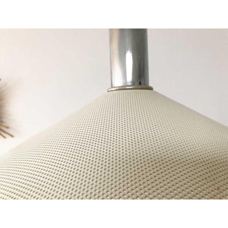 Scandinavian vintage pendant lamp in perforated metal, 1970