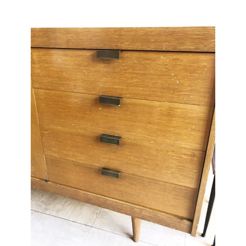 Vintage modernist sideboard for Charron, 1960