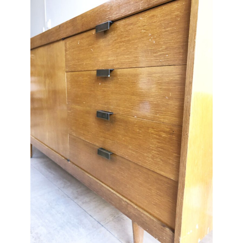 Vintage modernist sideboard for Charron, 1960