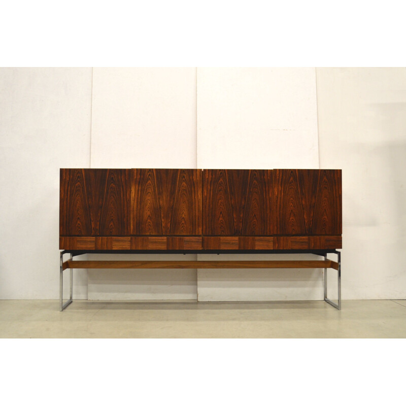 Vintage rosewood sideboard by Rudolf Glatzel for Fristho, Netherlands 1970s