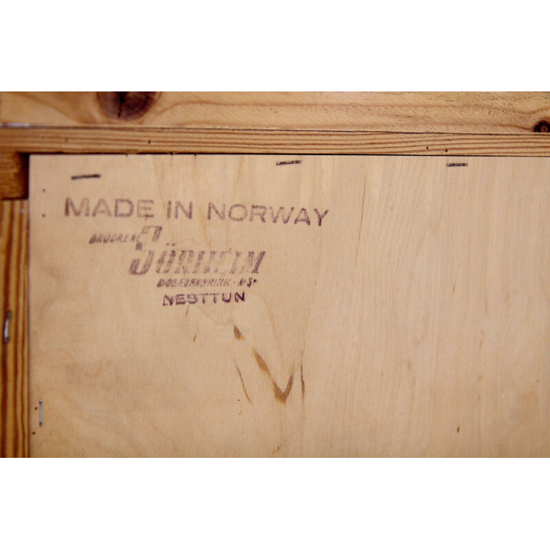 Vintage oakwood sideboard by Brøderna Sørheim, Norway 1960