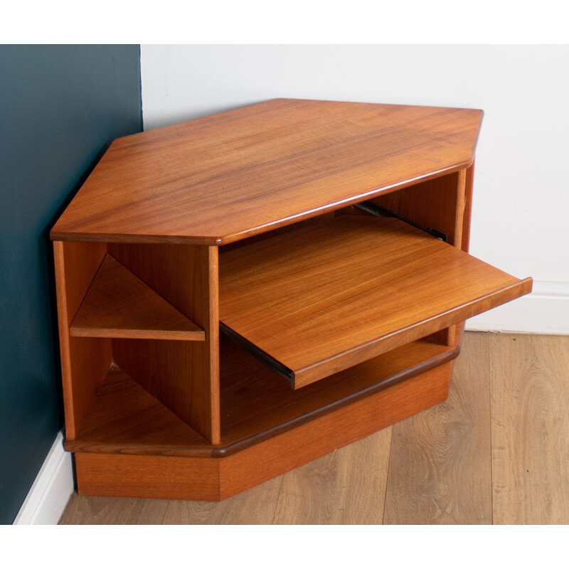 Vintage teak corner TV cabinet by G Plan, 1960s