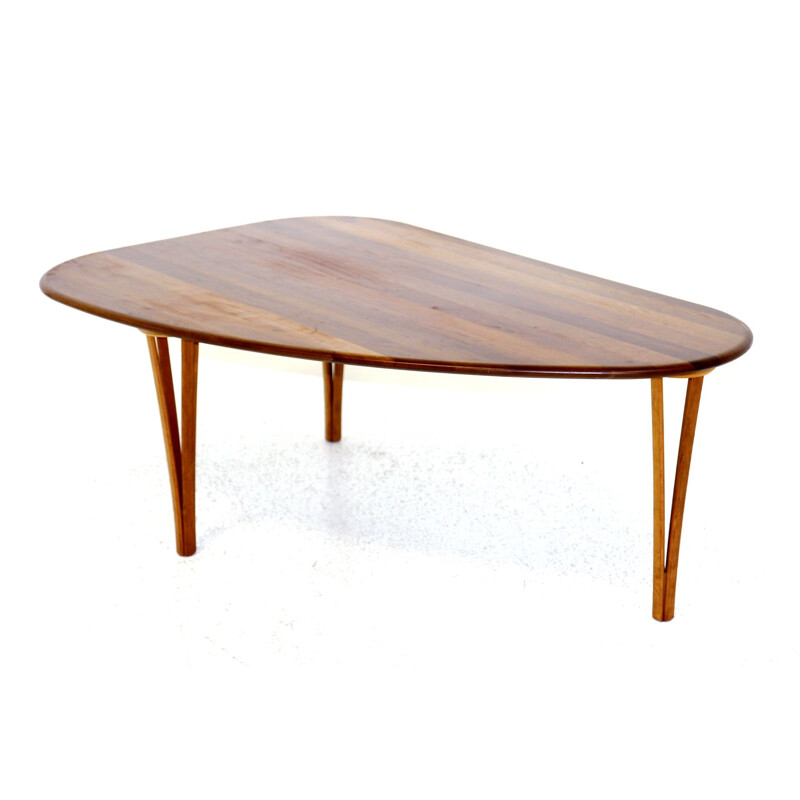 Mesa de café Vintage por Haslev Møbelfabrikk Royal Copenhagen, Dinamarca 1990