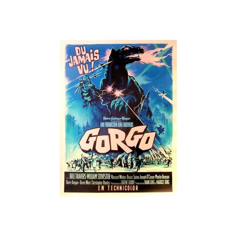 Affiche cinéma "Gorgo" - 1950