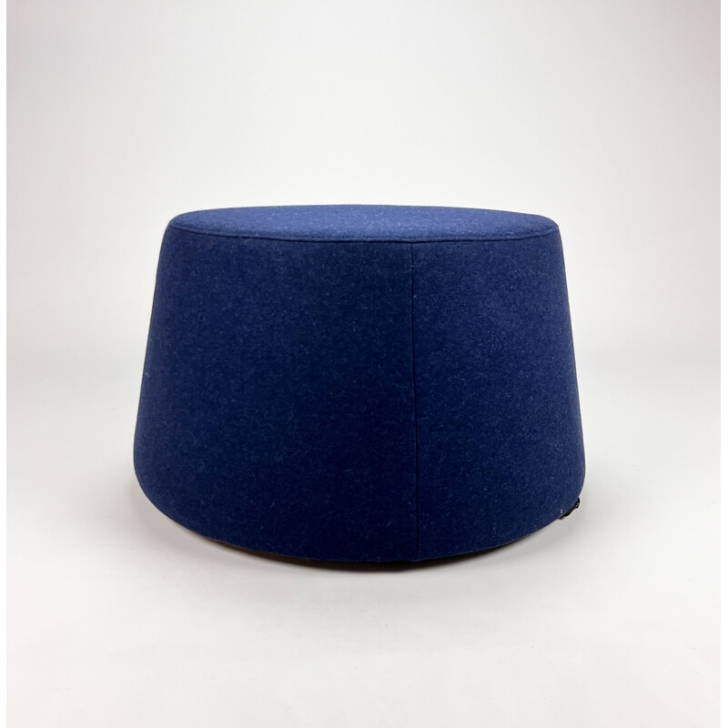 Vintage Montèl navy blue footrest, 2000s