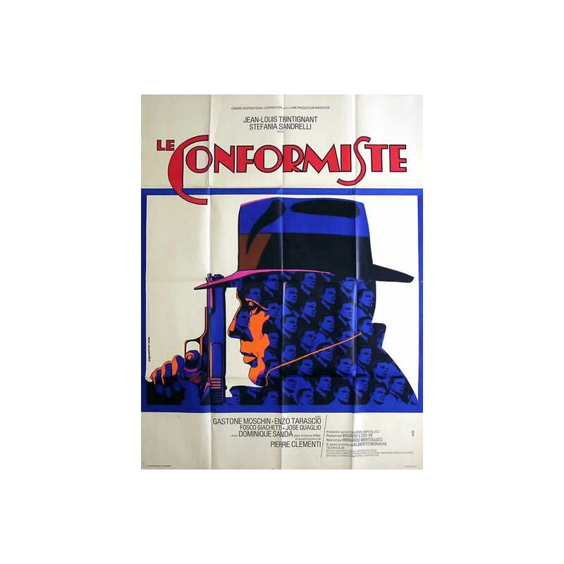 Affiche cinéma "Le conformiste" - 1970