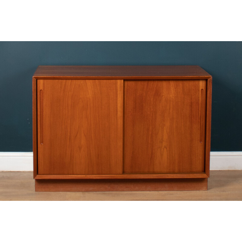 Vintage Danish teak lowboard by Erling Torvits, 1960s