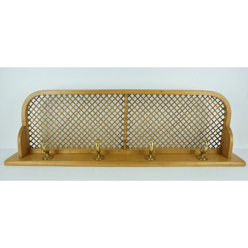 Vintage wardrobe hat rack - 1950s