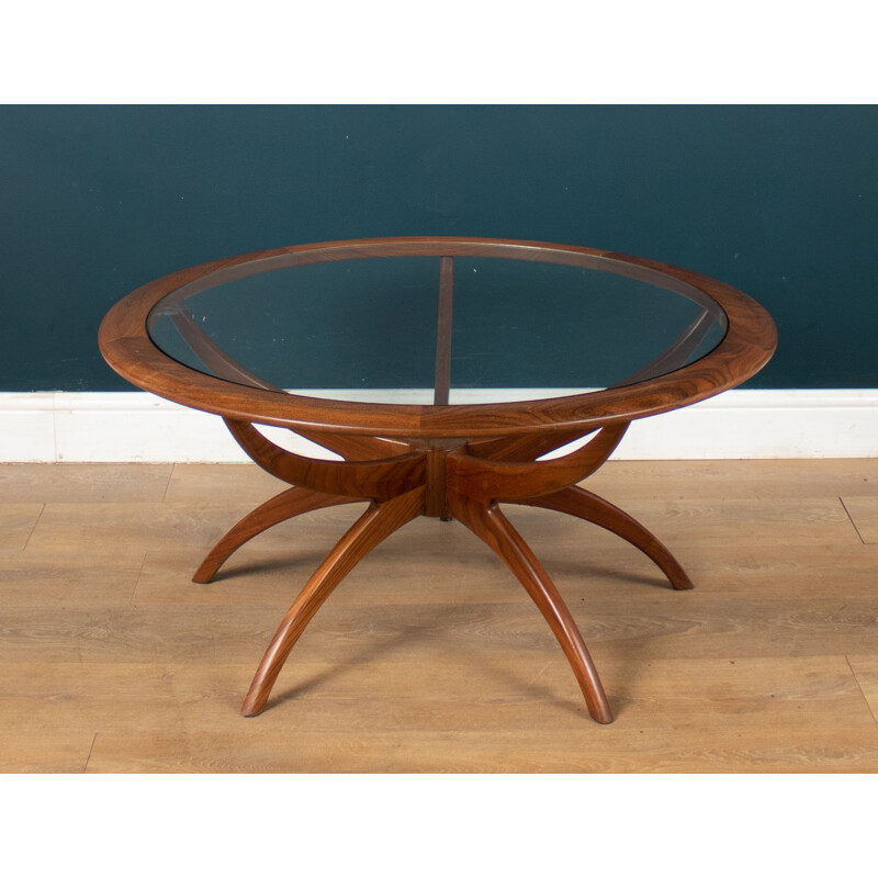 Vintage teak and glass coffee table by G Plan, England 1960