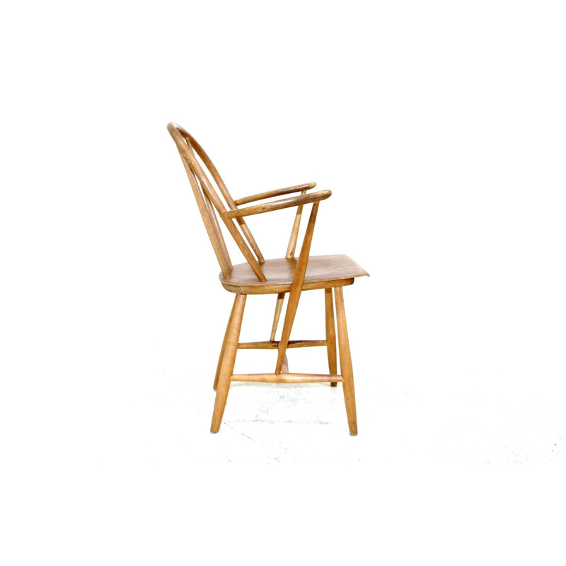 Vintage teak and beechwood armchair, Sweden 1960