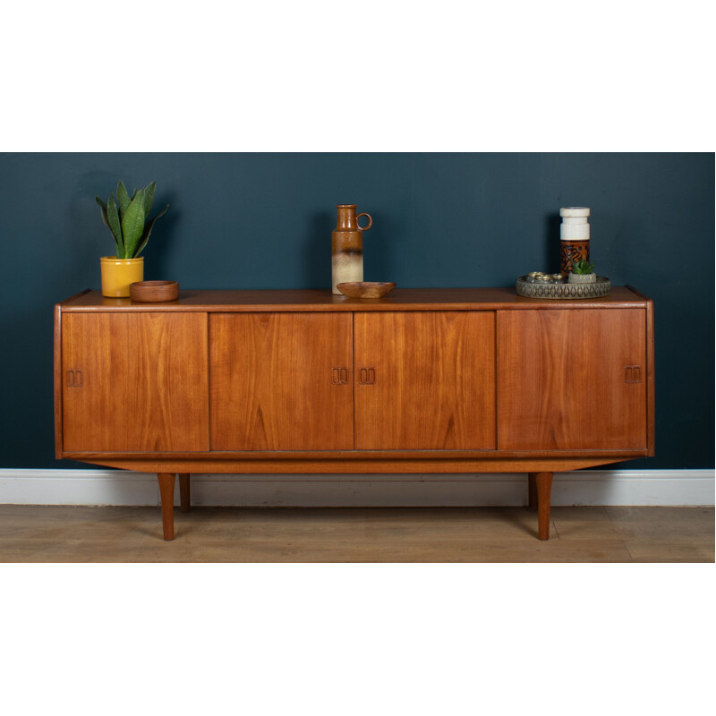 Vintage teak enfilade by Aerthoj Jensen and Molholm Herning, Denmark 1960