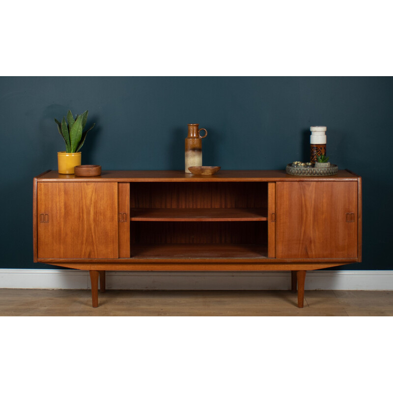 Enfilade vintage in teak di Aerthoj Jensen e Molholm Herning, Danimarca 1960