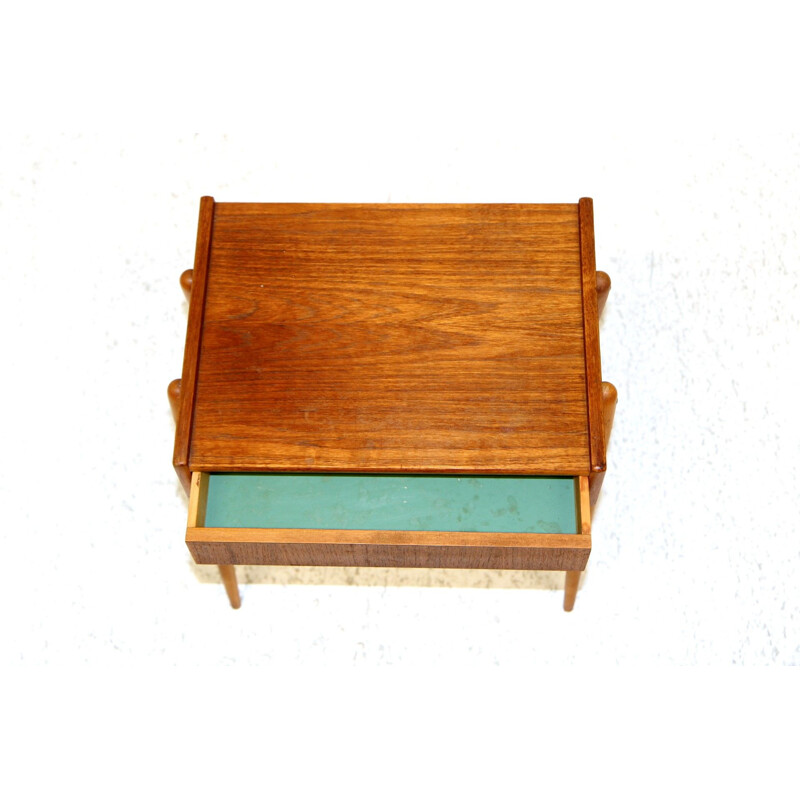 Vintage teak night stand by Carlström, Sweden 1960