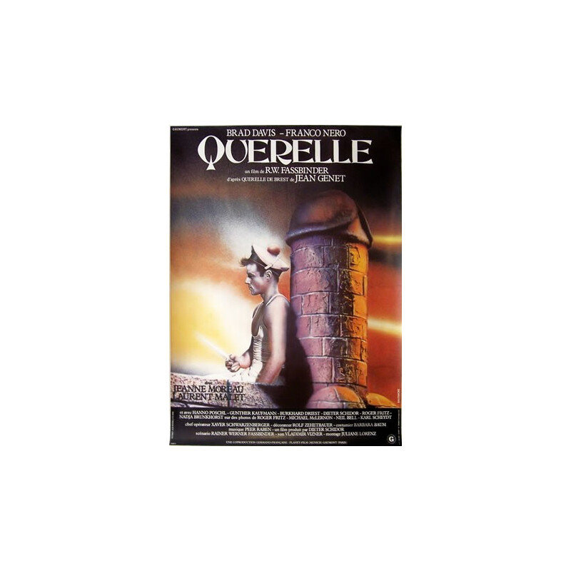 Rare movie poster "Querelle" - 1980s