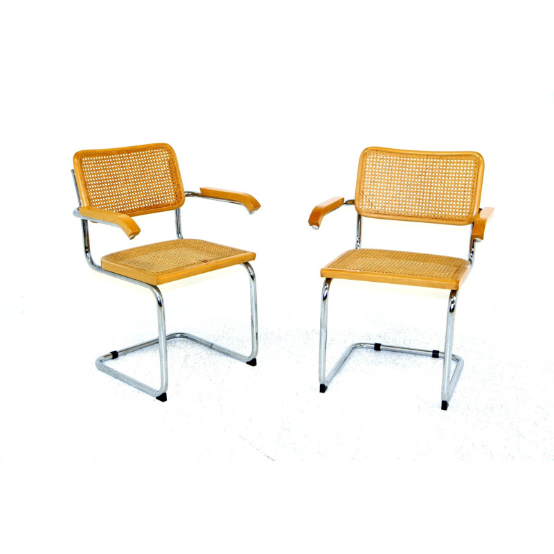 Paar Sessel B64 Vintage von Marcel Breuer, Italien 1990