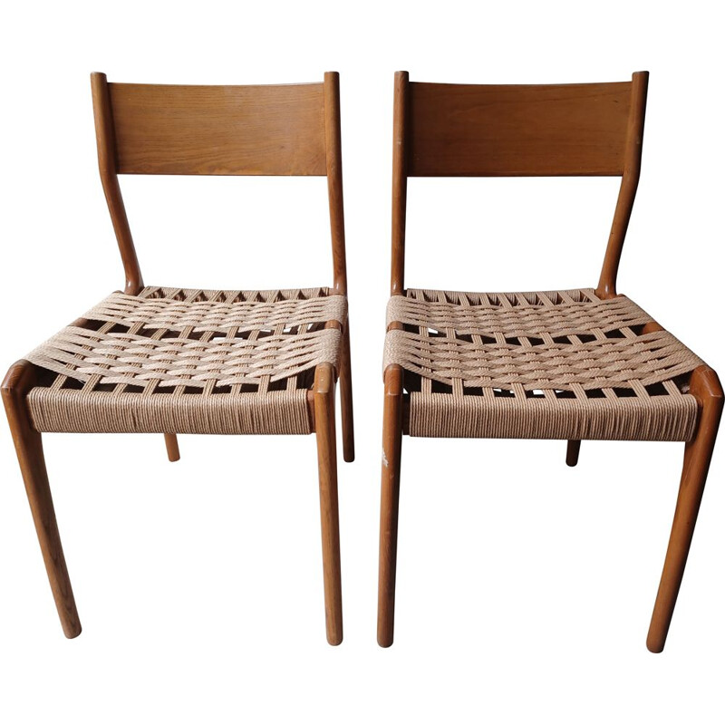 Paire de chaises vintage model