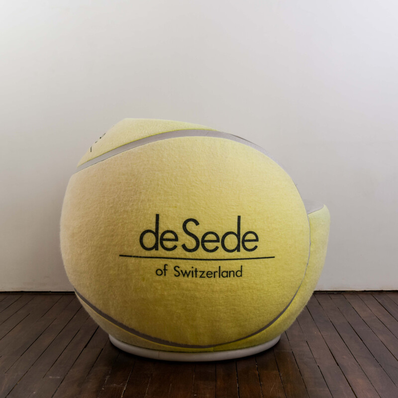 Vintage De Sede Ds 910001 Tennis Ball swivel armchair by Wta Zurich, 1985