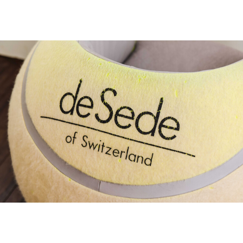 Vintage De Sede Ds 910001 Tennis Ball swivel armchair by Wta Zurich, 1985