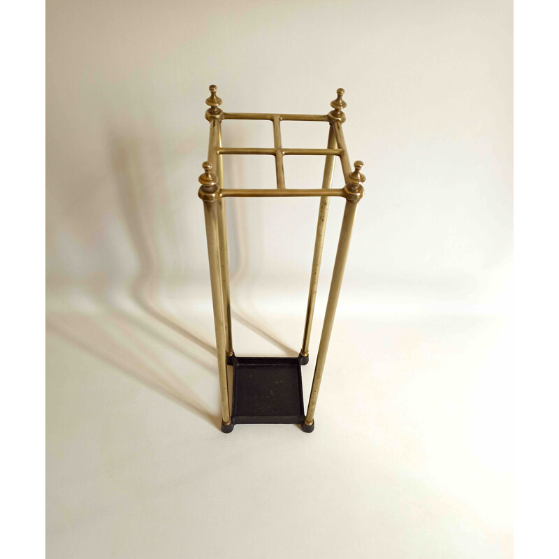 Vintage Eichholt umbrella stand in brass