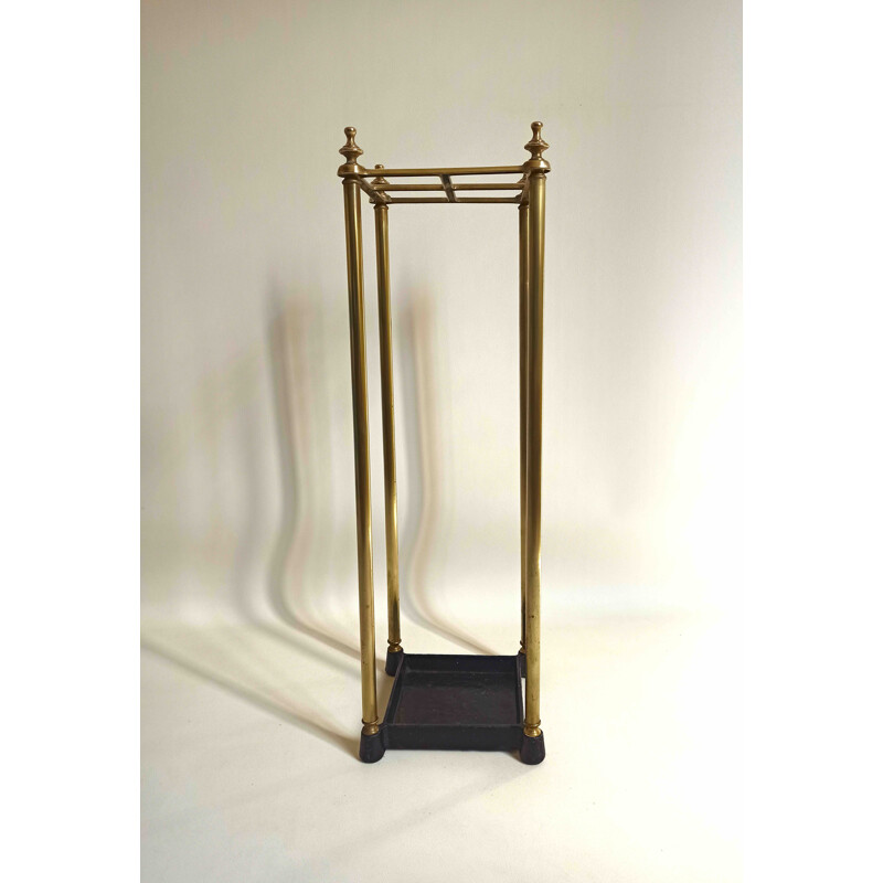 Vintage Eichholt umbrella stand in brass