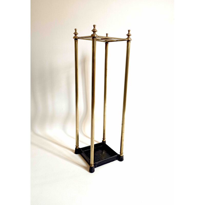 Vintage Eichholt umbrella stand in brass