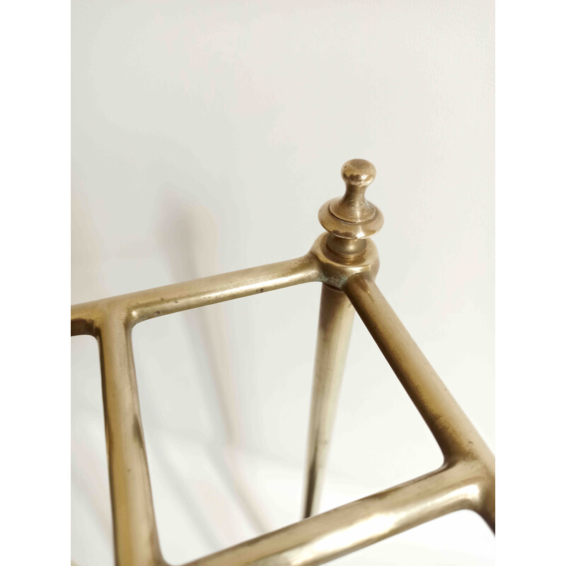 Vintage Eichholt umbrella stand in brass