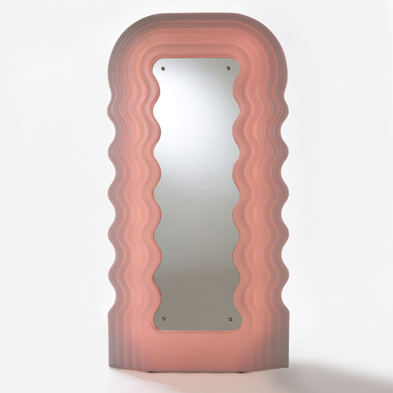 Vintage-Spiegellampe Ultrafragola von Ettore Sottsass für Poltronova