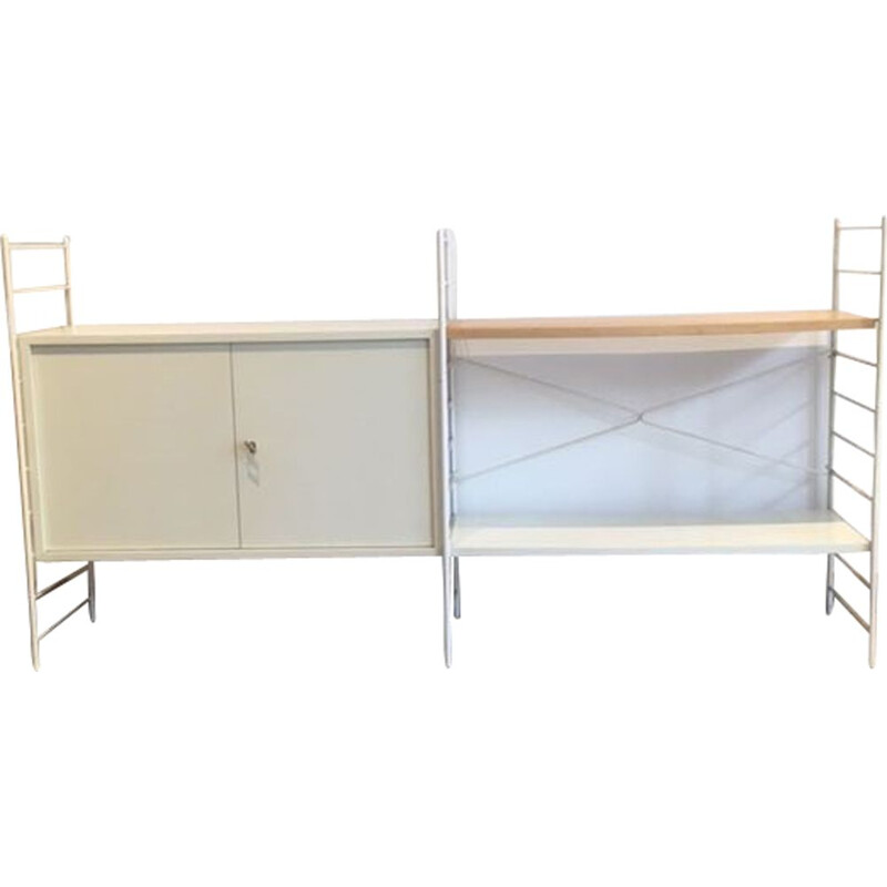 Vintage wall unit with 2 doors by Whb, Germany 1960