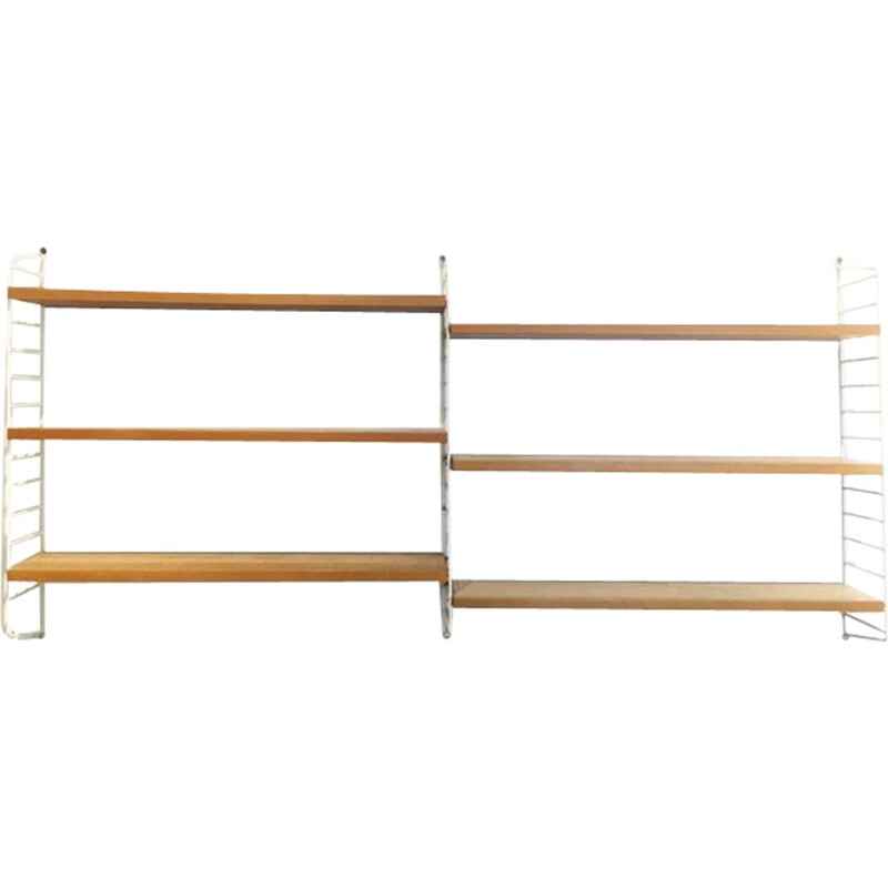Étagère vintage ladder shelf de Kajsa et Nils Strinning pour String, 1960