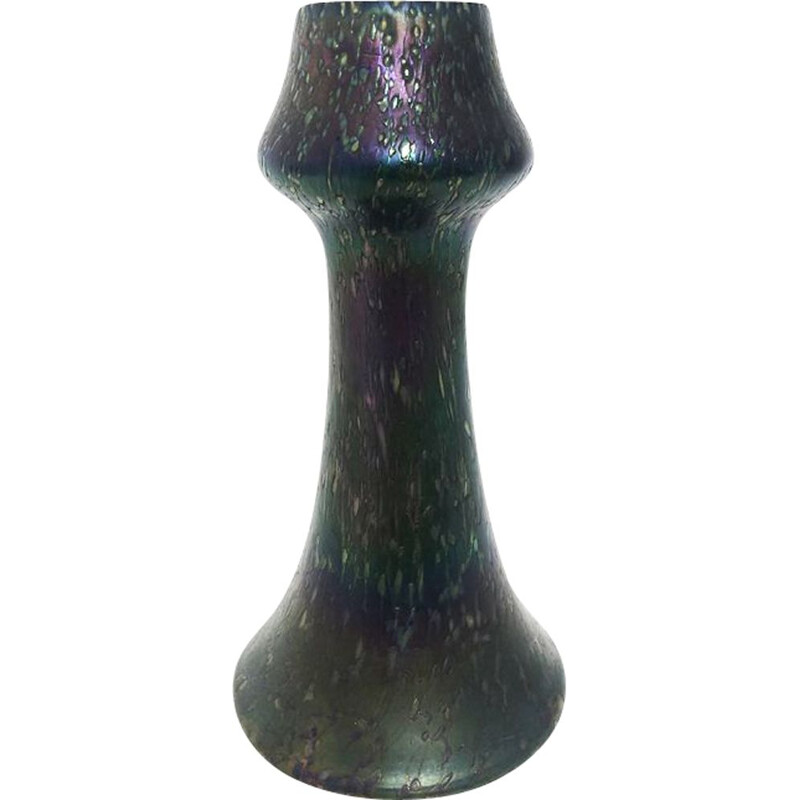 Vintage-Vase aus Glaspfoten