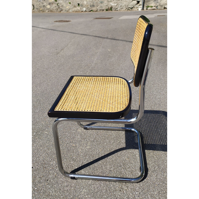 Chaise vintage Cesca par Marcel Breuer pour Gavina, Italie 1960