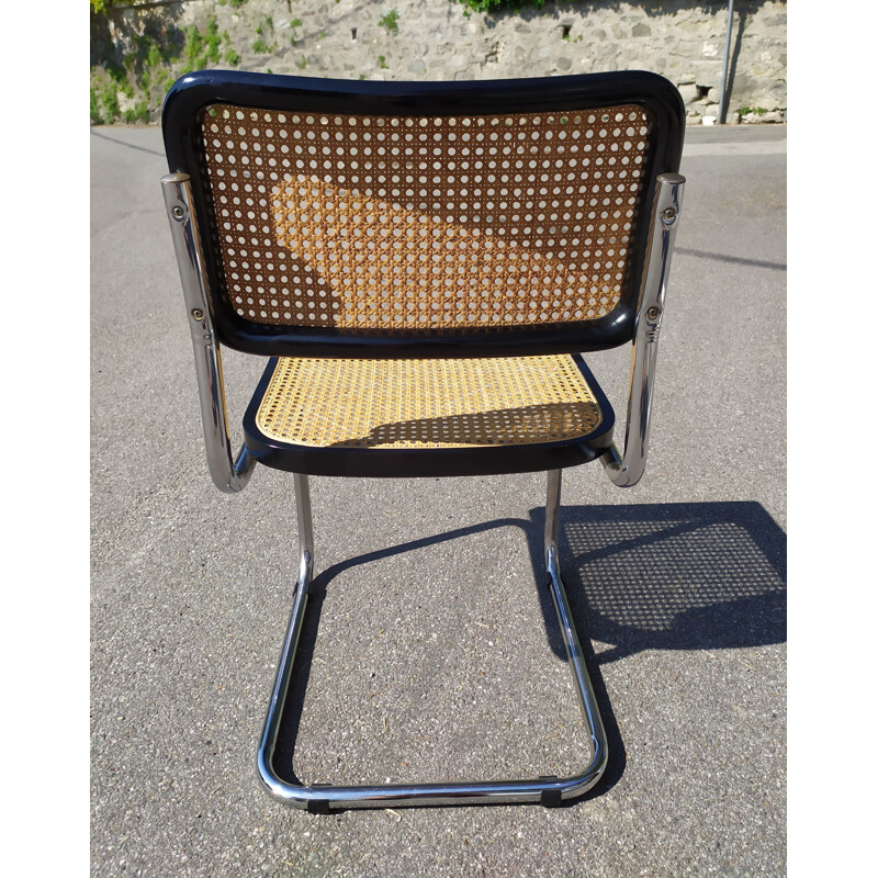 Vintage cesca chair by Marcel Breuer for Gavina, Italy 1960