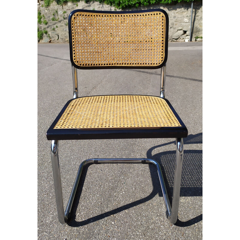 Vintage Stuhl cesca von Marcel Breuer für Gavina, Italien 1960