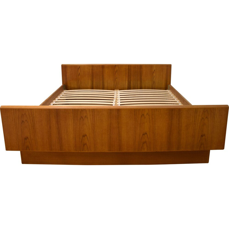 Mid-century Danish teak platform bed