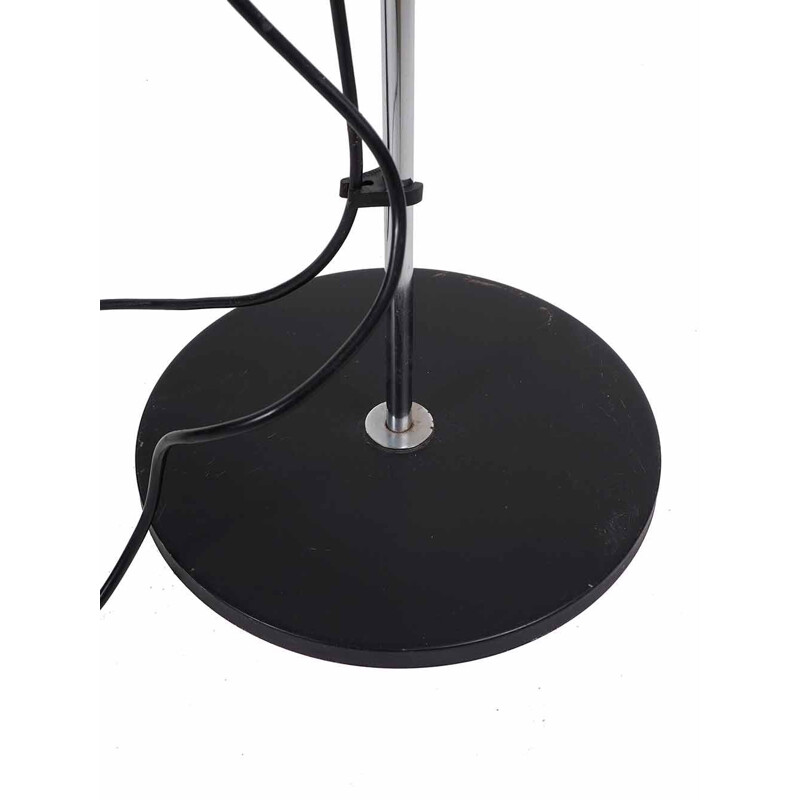 Vintage vloerlamp met chromen bolkap, 1960