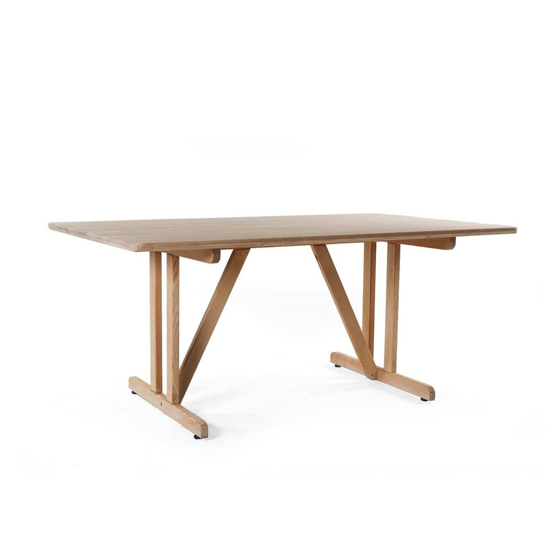 Mesa agitadora de madera de fresno vintage